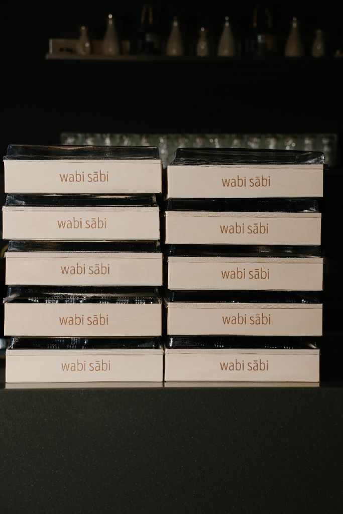 Delivery boxes arranged