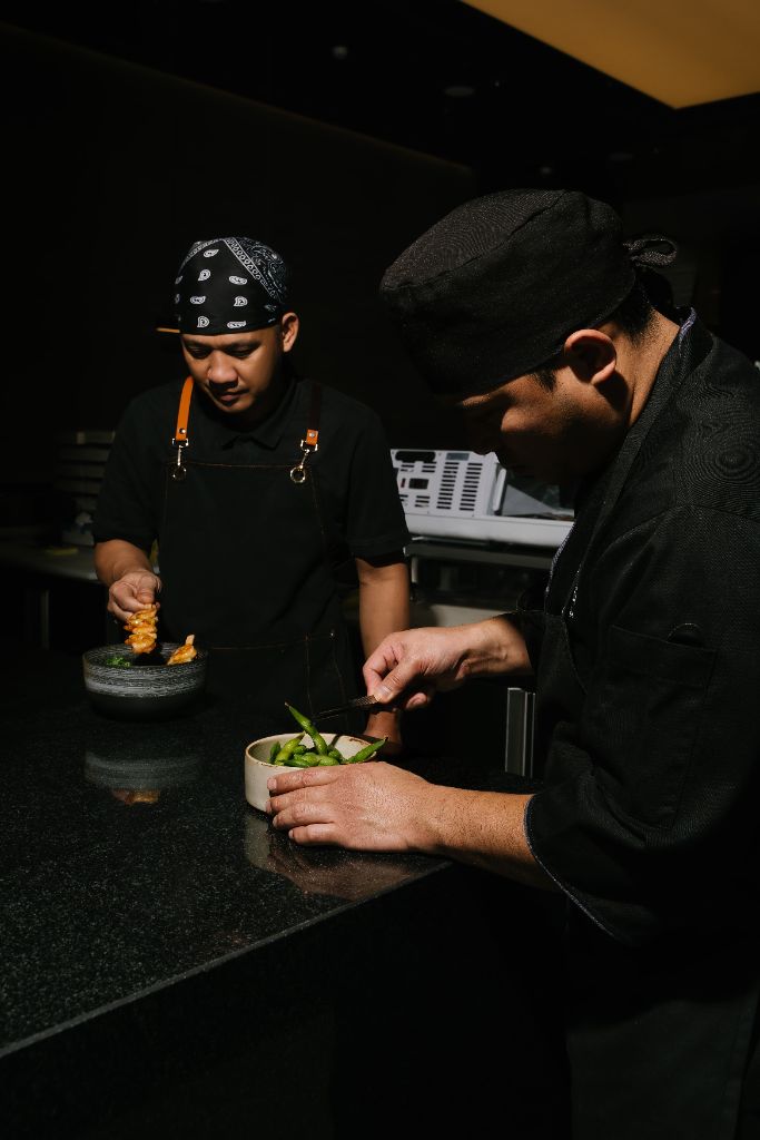 Kitchen team collaboration